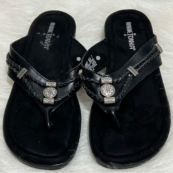 Minnetonka Women's‎ Silverthorne 360 Sandal Flip Flops -- 7 - Picture 4 of 10